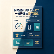 网站建设预算怎么做？一份详细的费用清单